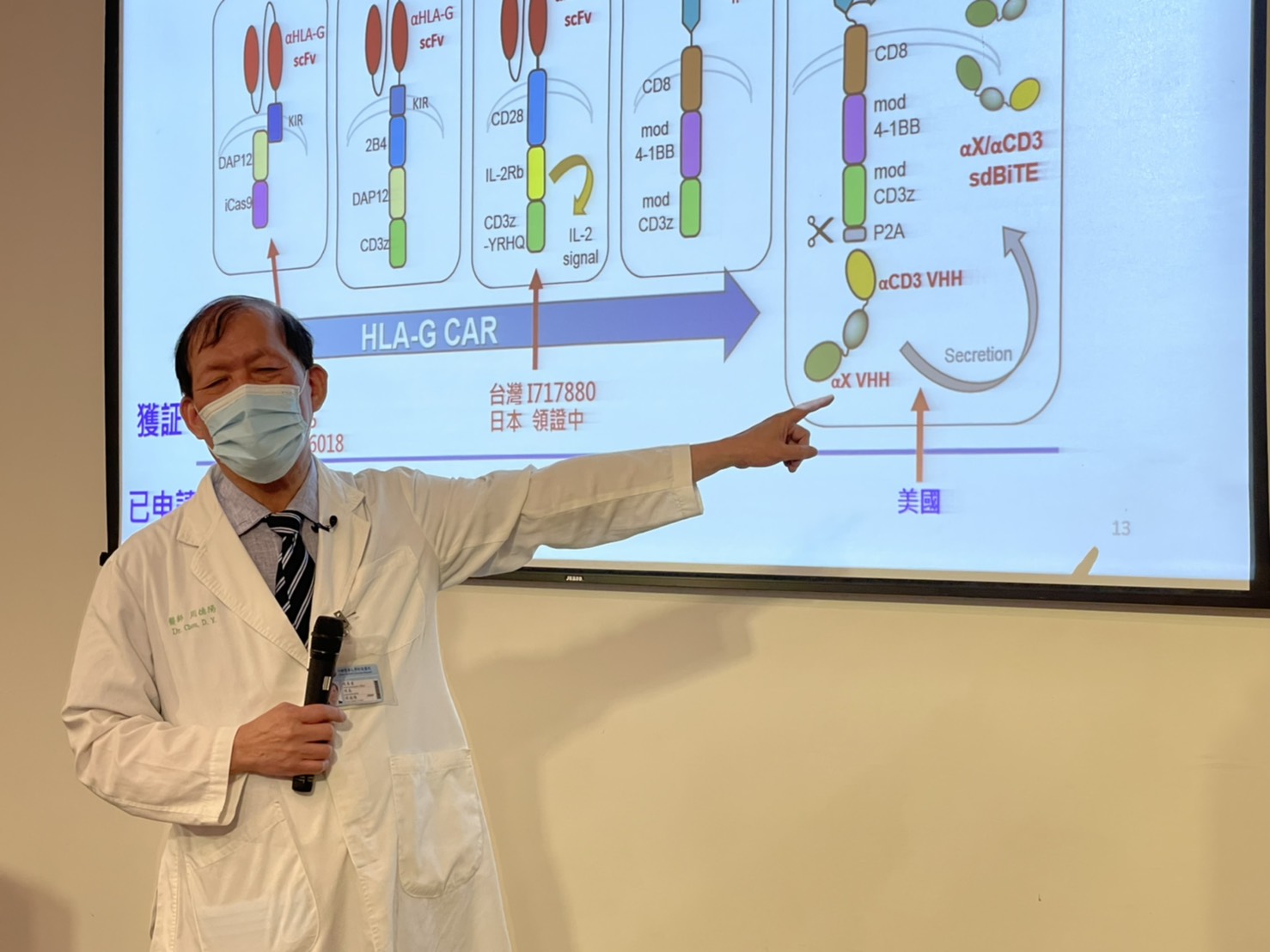 中國附醫與長聖生技共同攜手研發抗癌新利器嵌合抗原受體免疫細胞療法