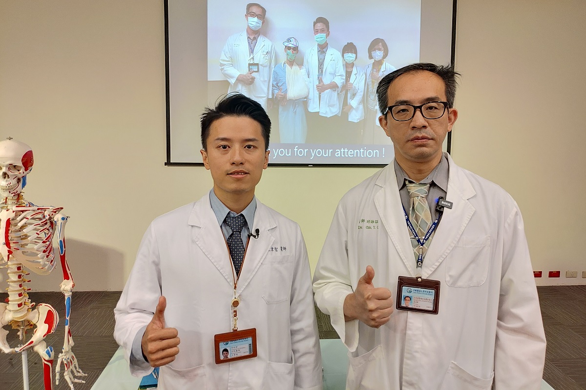 中國醫藥大學附設醫院骨科部顯微肢體重建團隊，展現精湛手術技術，重建移工手臂神經與血管