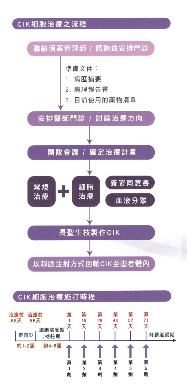 CIK細胞治療之流程