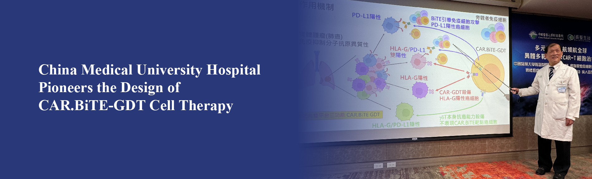 China Medical University Hospital Pioneers the Design of CAR.BiTE-GDT Cell Therapy