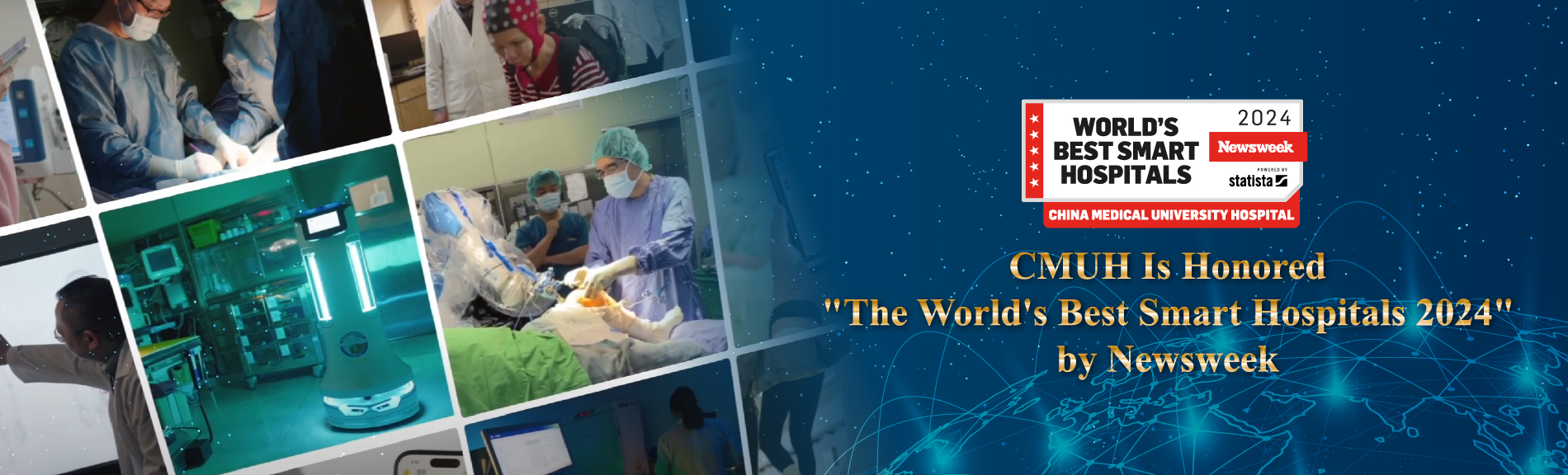 CMUH Is Honored "The World's Best Smart Hospitals 2024" by Newsweek