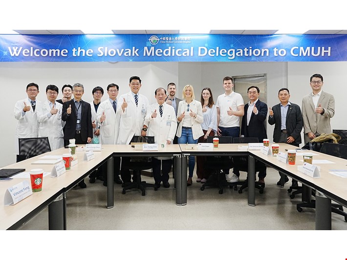 Slovak Delegation Visits CMUH to Advance Smart Healthcare and Biomedical Innovation