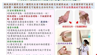 類風濕性關節炎的照護
