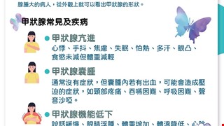 關心身體的小蝴蝶-甲狀腺