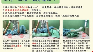 如何正確翻身擺位?