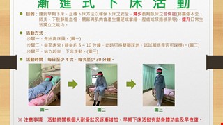 漸進式下床活動