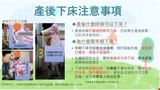 產後下床注意事項/DR