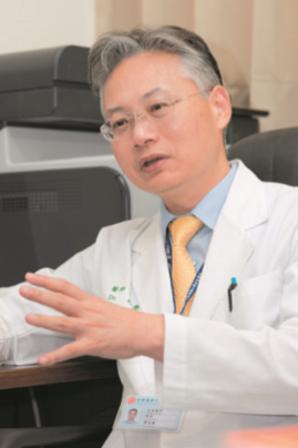 傅雲慶院長期許同仁合力打造能完全體現「以病人為中心」精神的兒童醫院 (攝影/游家鈞)