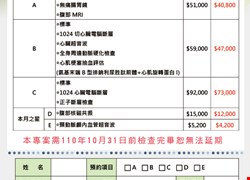 2021年揪肝心健康檢查專案，自即日起至10月底止。