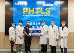 中國附醫通過「到院前創傷救命術」訓練中心認證 攜手第一線救護人員提升嚴重外傷救護技術