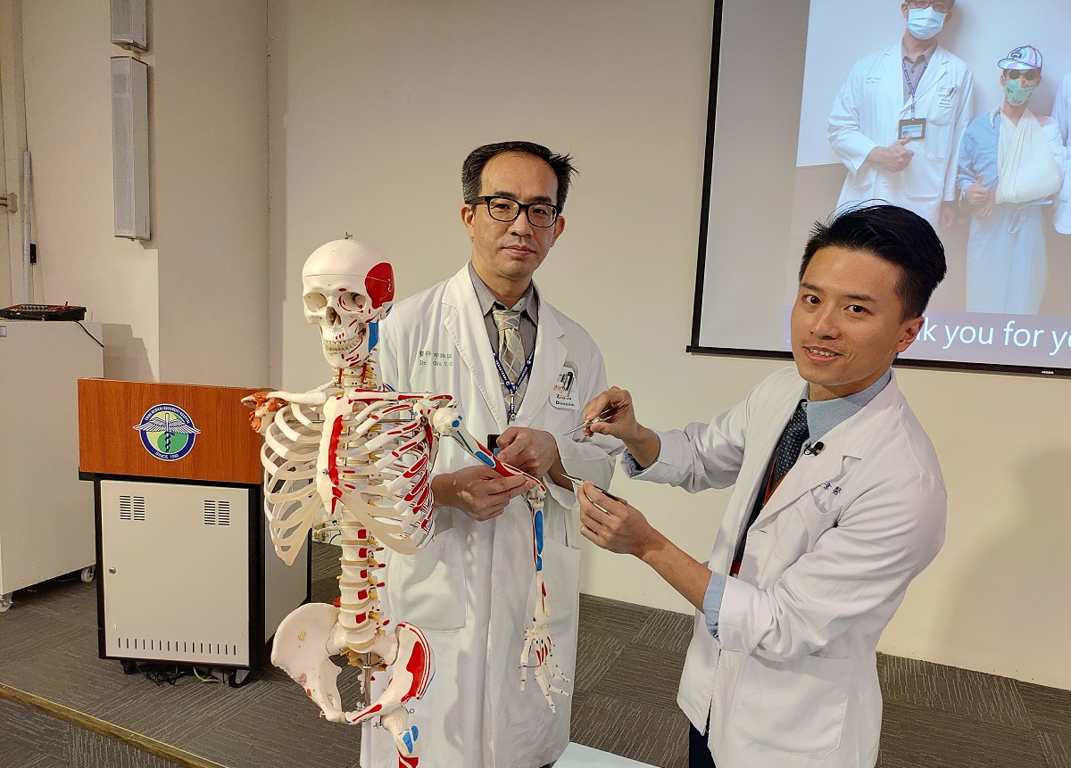 機器扯斷手臂 移工休克命危 中國附醫團隊11小時搶救 斷臂再植精準接回