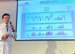 居家睡眠呼吸檢測-智眠檢 身上僅一機全搞定  中醫大附醫與廣達合作 攜帶式AI心電圖測量儀  AI精準分析心電訊號 找到睡眠呼吸中止症 AI協助擺脫「電線人」 準確度超出九成