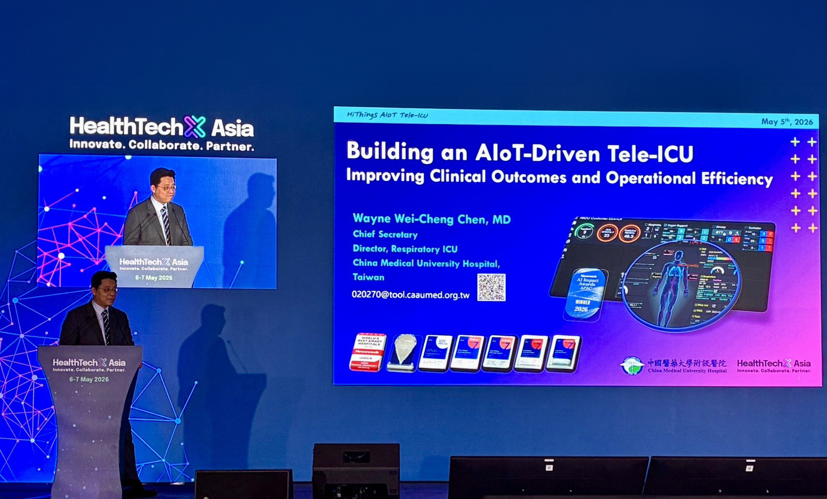 CMUH Showcases Smart Critical Care Innovation at HealthTechX Asia 2026 as Taiwan’s Only Invited Healthcare Institution img